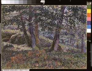 Querce e cespugli di mirtilli da Georges Lacombe