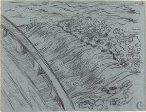 Il Mare al Largo di una Barca, Bretagna da Georges Lacombe