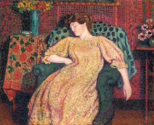 Endormie, o La Siesta, c.1906 da Georges Lemmen