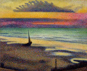 La spiaggia di Heist, 1891-92 da Georges Lemmen
