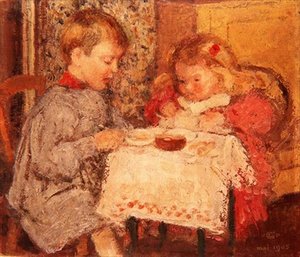 La cena delle bambole da Georges Lemmen