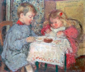 La cena delle bambole, 1905 da Georges Lemmen