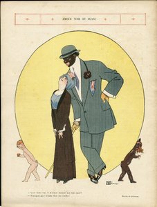Illustrazione di Georges Leonnec (1881-1940) in Le Lire da Georges Leonnec