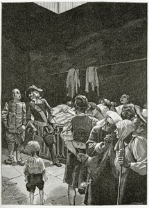 La Morgue - illustrazione da Han d’Islande, XIX secolo da Georges Marie Rochegrosse