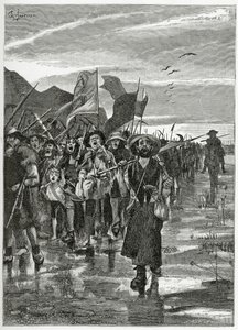 Le Torrent des rebelles - illustrazione da Han d’Islande, XIX secolo da Georges Marie Rochegrosse