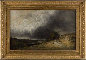 Gregge sotto il temporale, tra il 1796 e il 1843 da Georges Michel