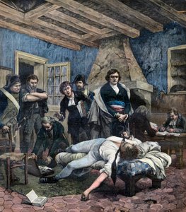 La morte di Charles Pichegru da Georges Moreau de Tours
