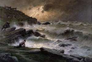 Naufraghi al Largo della Costa Bretone, 1911 da Georges Philibert Charles Maroniez