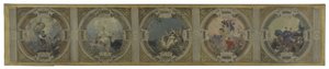 Bozzetto per la Galleria Lobau al Municipio di Parigi: Arte. Storia. Filosofia. La Rivoluzione Francese. Scienza da Georges Picard