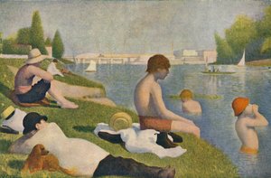 La Baignade, Bagnanti ad Asnieres