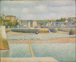 Port-en-Bessin: Il porto esterno (bassa marea) da Georges Pierre Seurat