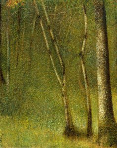 La Foresta a Pontaubert, 1881 da Georges Pierre Seurat