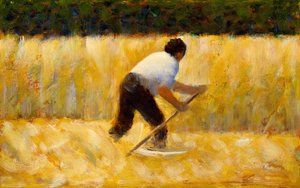 Il mietitore, 1881-82 da Georges Pierre Seurat
