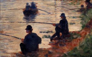 I pescatori allo studio per la grande jatte da Georges Pierre Seurat