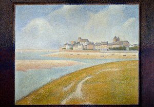Veduta di Le Crotoy da monte