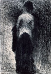 Donna vista di spalle da Georges Pierre Seurat