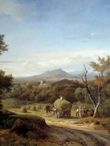 Scena di campagna (dettaglio a sinistra) da Georges Prieur
