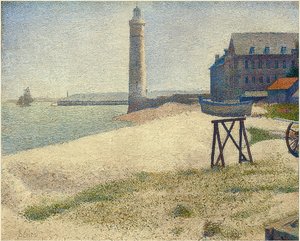 Il faro di Honfleur da Georges Seurat