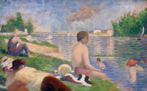 Studio finale per "Bagnanti di Asnières da Georges Seurat