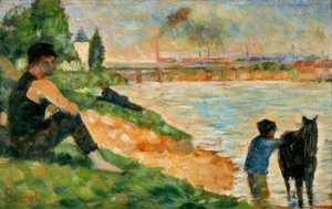 Studio per il luogo di balneazione di G. Seurat da Georges Seurat