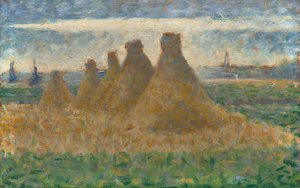 Covoni di fieno da Georges Seurat
