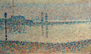 Il porto di Gravelines (studio) da Georges Seurat