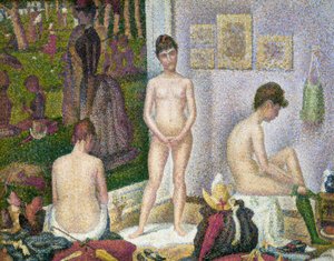 Le poseuses (piccola versione) da Georges Seurat