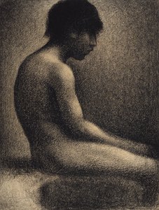 Nudo seduto: Studio per "Une Baignade da Georges Seurat