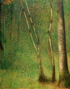 Sottobosco a Pontaubert da Georges Seurat
