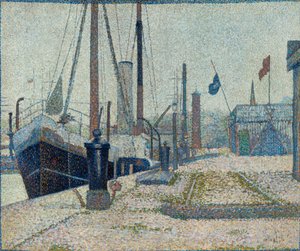 La Maria a Honfleur da Georges Seurat