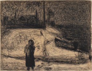 La zona (fuori dalle mura della città) da Georges Seurat