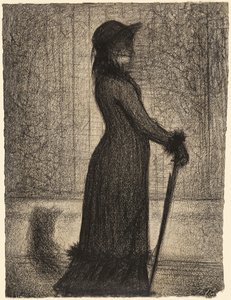 Donna che passeggia da Georges Seurat