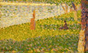 Donne sulla riva del fiume, studio per La Grande Jatte da Georges Seurat