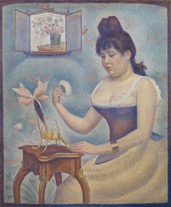 Giovane donna che si incipria, c.1888-90