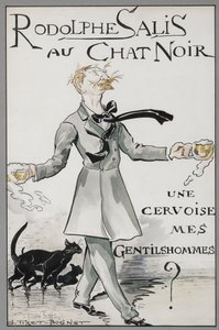 Rodolphe Salis al Chat Noir da Georges Tiret Bognet