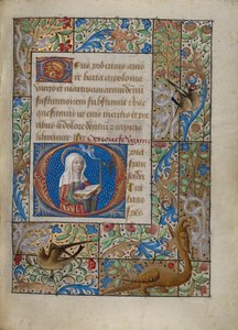 Iniziale O: Saint Geneviève da Georges Trubert