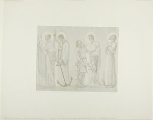 Santi leggendari di Francia (fregio centrale)