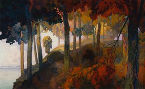 Un paesaggio arcadico da Georges de Feure