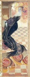 Signora in abito nero, c.1900 da Georges de Feure