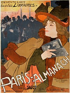 Paris-Almanach, c. 1900 da Georges de . Feure