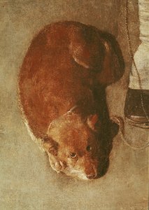 Il suonatore di ghironda con il suo cane, c.1620 (dettaglio)
