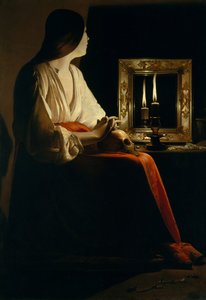 La Maddalena penitente, ca. 1640 da Georges de La Tour