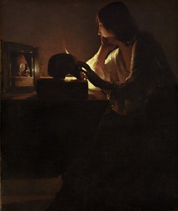 La Maddalena penitente da Georges de La Tour