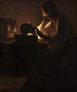 La Maddalena penitente da Georges de La Tour