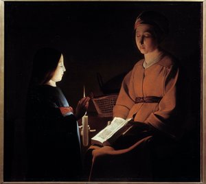Educazione della Vergine da Georges de la (after) Tour