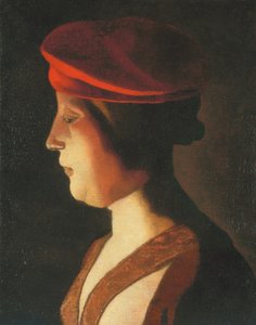 Testa di una donna; un frammento da Georges de La Tour