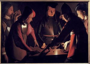 I giocatori da Georges de La Tour