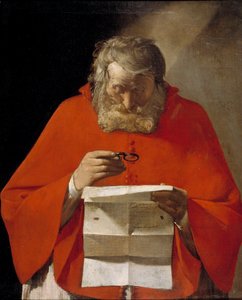 San Girolamo che legge da Georges de La Tour