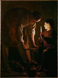 San Giuseppe Falegname ... da Georges de La Tour