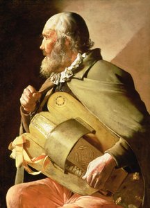 Il suonatore di ghironda cieco da Georges de La Tour